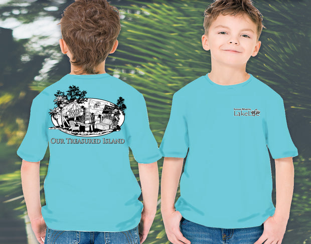 Logan Martin LakeLife™ "Pirates Island" Youth T-Shirt - Short Sleeve