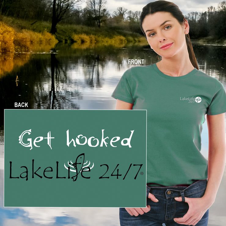 LakeLife 24/7® "Get Hooked" T-Shirt - Short Sleeve