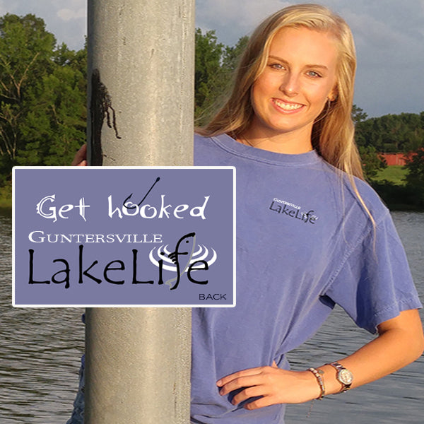 Guntersville LakeLife™ "Get Hooked" T-Shirt - Short Sleeve