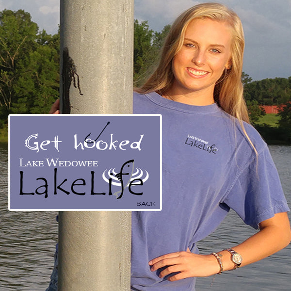 Wedowee LakeLife™ "Get Hooked" T-Shirt - Short Sleeve