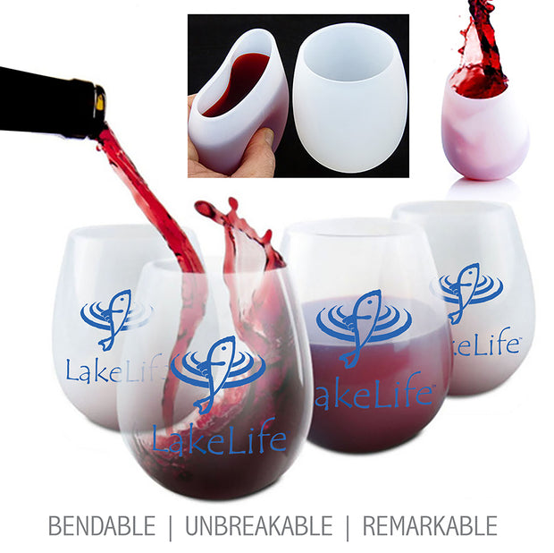 LakeLife 24/7® Silicone Wine Glass